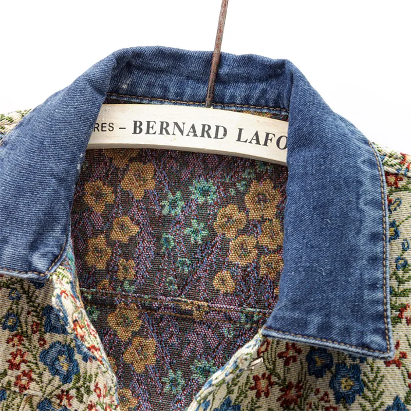 Жаккардовая джинсовая куртка с вышивкой и карманами, женская ковбойская верхняя одежда Chaquetas Mujer, весенняя модная короткая джинсовая куртка, женская
Жаккардовая джинсовая куртка с вышивкой и карманами, женская ковбойская верхняя одежда Chaquetas Mujer, весенняя модная короткая джинсовая куртка, женская