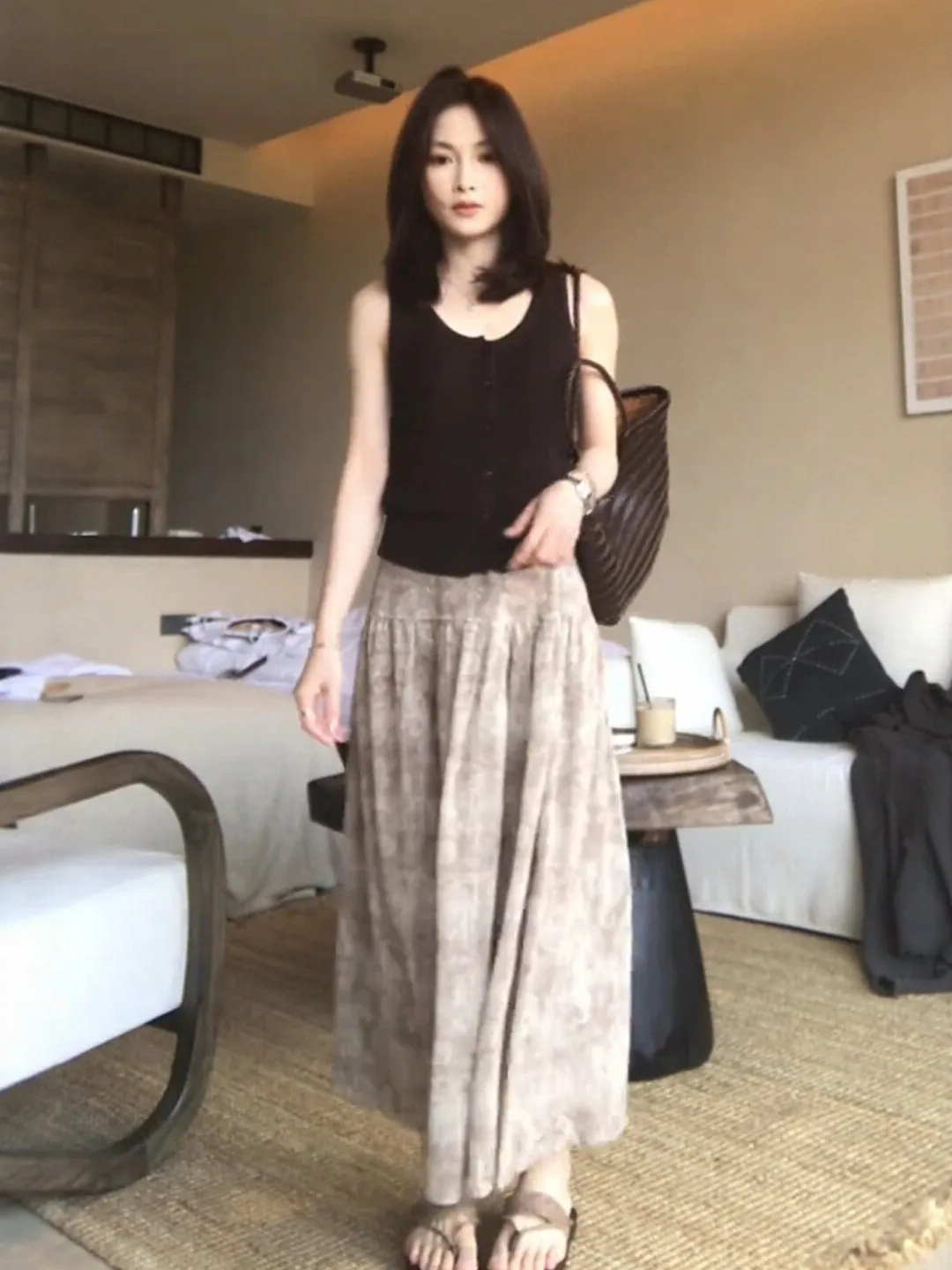 Retro Style Unique Beautiful Halter Top Skirt Two-Piece Set Elegant Complete Outfit Summer 2026 Women's Fashion Set Cotton Po...
Retro Style Unique Beautiful Halter Top Skirt Two-Piece Set Elegant Complete Outfit Summer 2026 Women's Fashion Set Cotton Po...