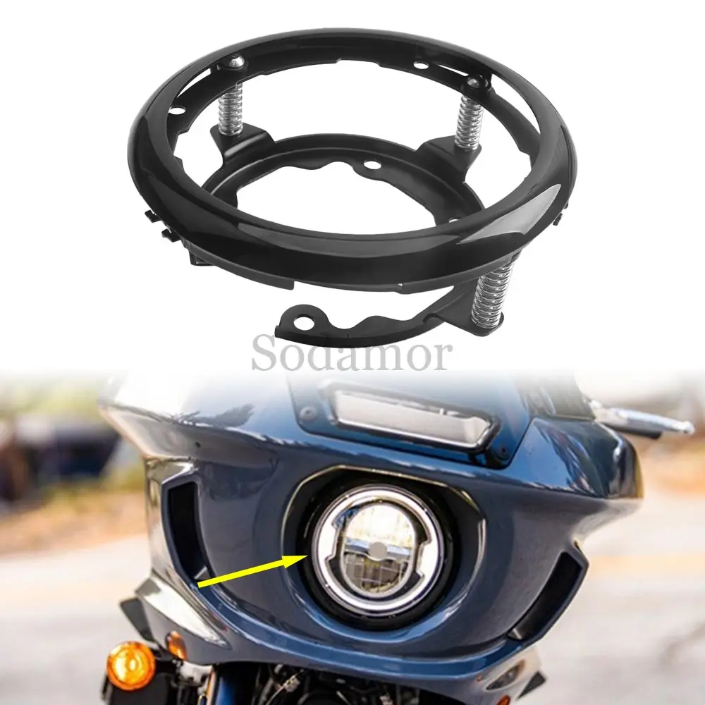 For Harley Softail Low Rider ST FXLRST 2022-2025, El Diablo FXRST 2022 Motorcycle Black Headlight Ring Trim Mounting Bracket kit
For Harley Softail Low Rider ST FXLRST 2022-2025, El Diablo FXRST 2022 Motorcycle Black Headlight Ring Trim Mounting Bracket kit