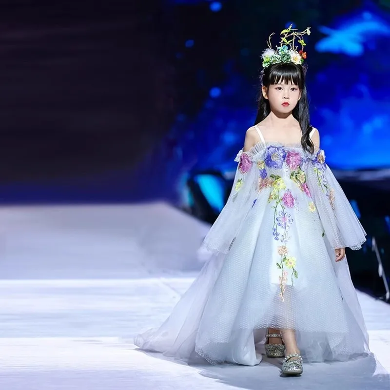 High-End Girl Princess Costume Host's Catwalk Piano Performance Birthday Party Dresses For Girls A4520 Bridesmaid Dresses
High-End Girl Princess Costume Host's Catwalk Piano Performance Birthday Party Dresses For Girls A4520 Bridesmaid Dresses