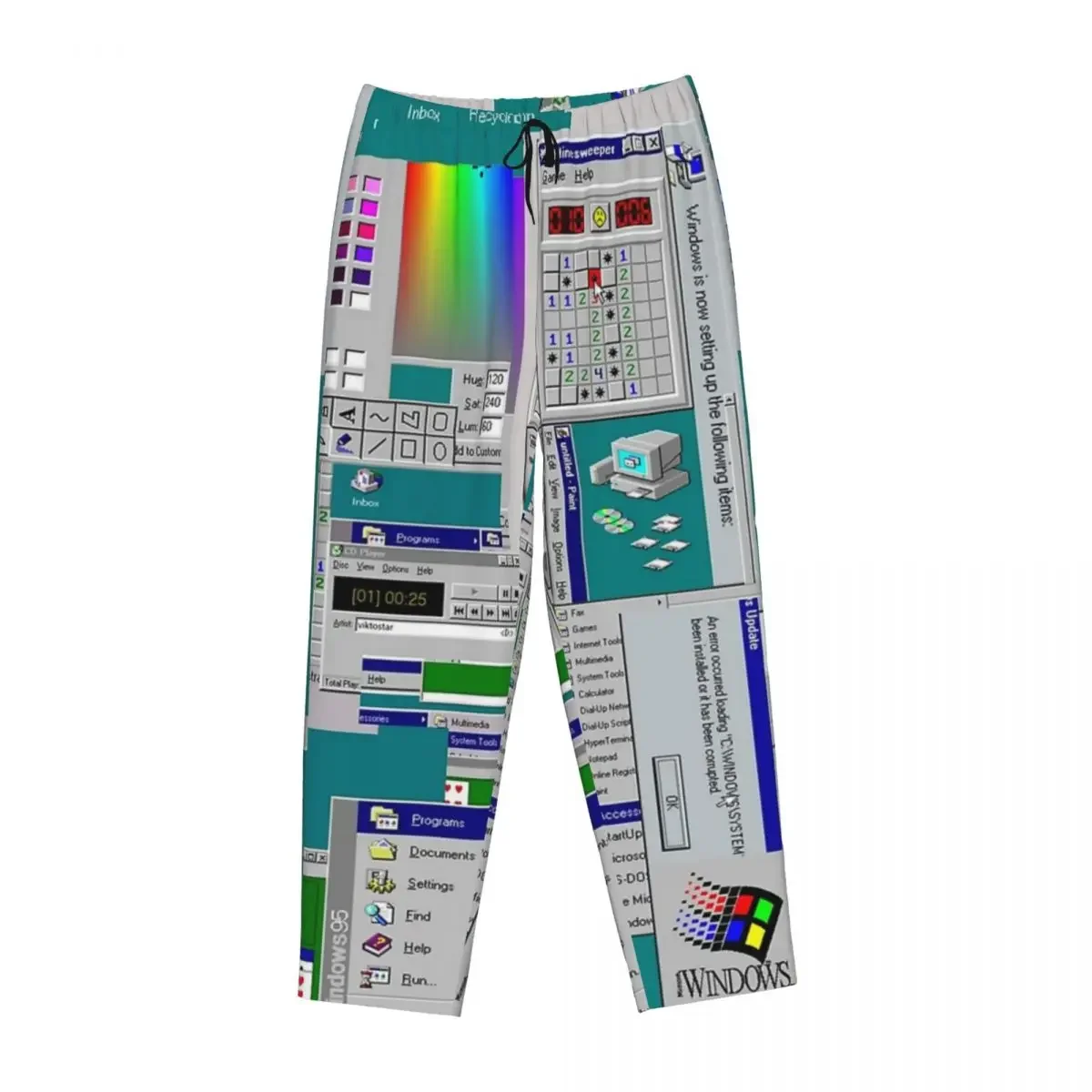 Custom Windows 95 Collage Women Pajama Pants Lounge Sleep Sleepwear Bottoms with Pockets
Custom Windows 95 Collage Women Pajama Pants Lounge Sleep Sleepwear Bottoms with Pockets