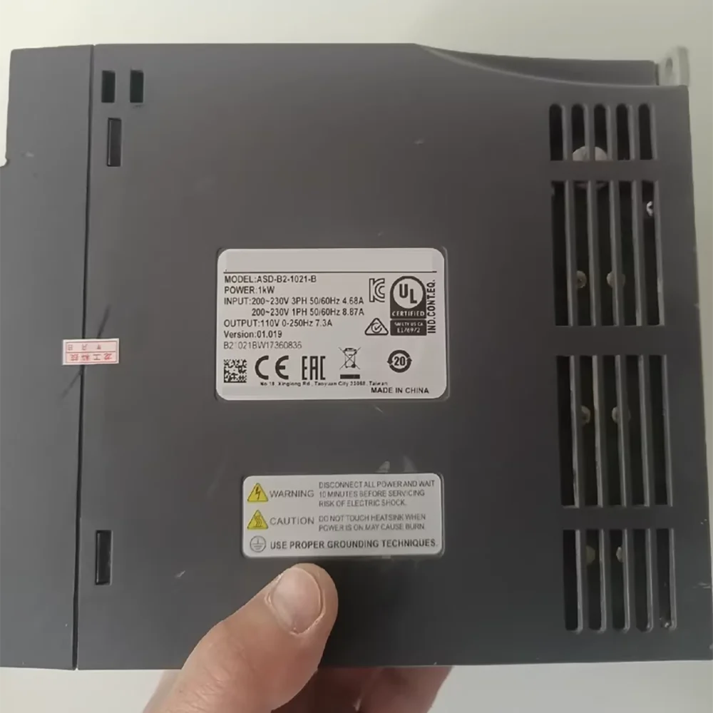 Servo Drive ASD-B2-1021-B 1KW Fast Ship Perfect Work
Servo Drive ASD-B2-1021-B 1KW Fast Ship Perfect Work