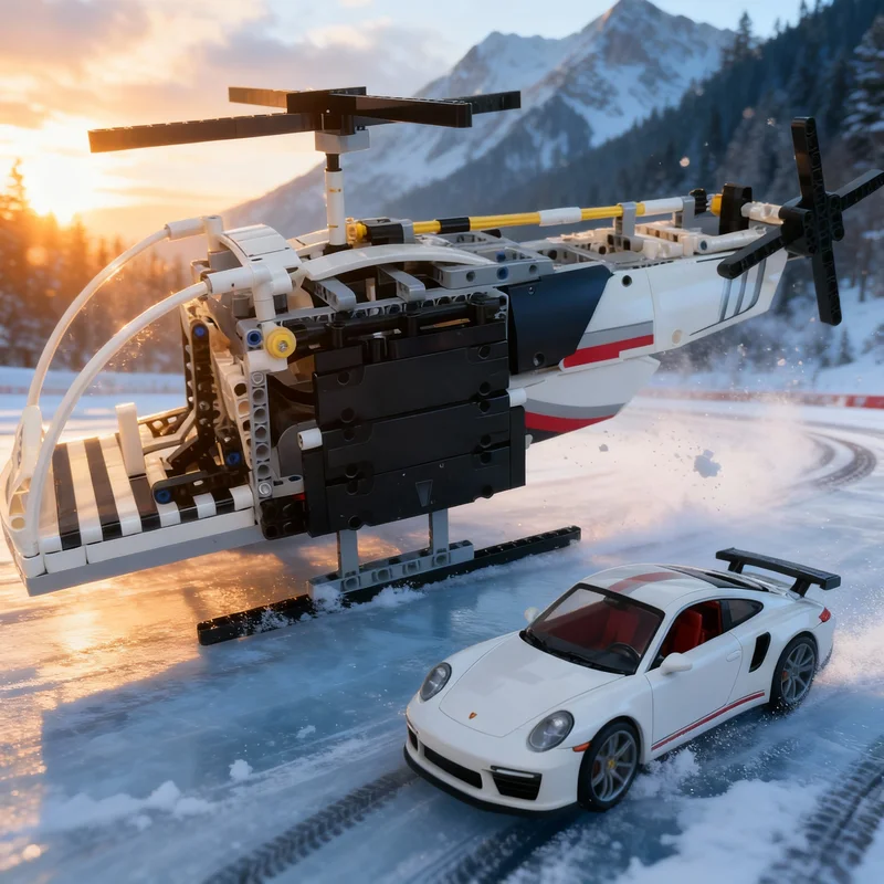 531 деталей, конструктор MOC «Технический вертолет», развивающая игрушка-модель, идея для креативного рождественского подарка, обучающий конструктор
531 деталей, конструктор MOC «Технический вертолет», развивающая игрушка-модель, идея для креативного рождественского подарка, обучающий конструктор