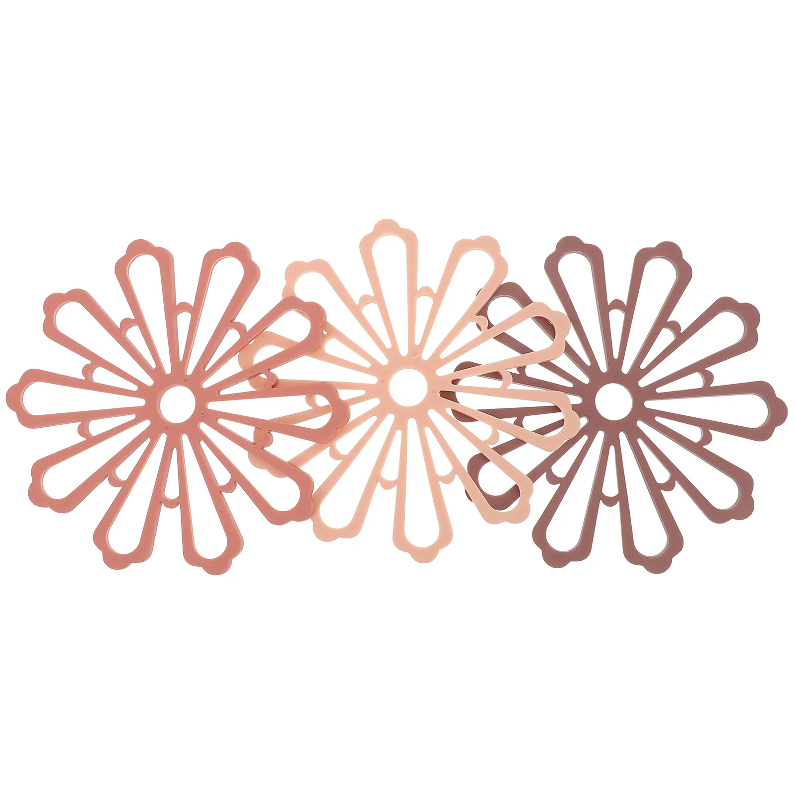 3pcs Flower shaped Pot Holder Thickened Anti scalding Hollow Design Heat Insulation Pads for Table Cup Mat Hot Container
3pcs Flower shaped Pot Holder Thickened Anti scalding Hollow Design Heat Insulation Pads for Table Cup Mat Hot Container