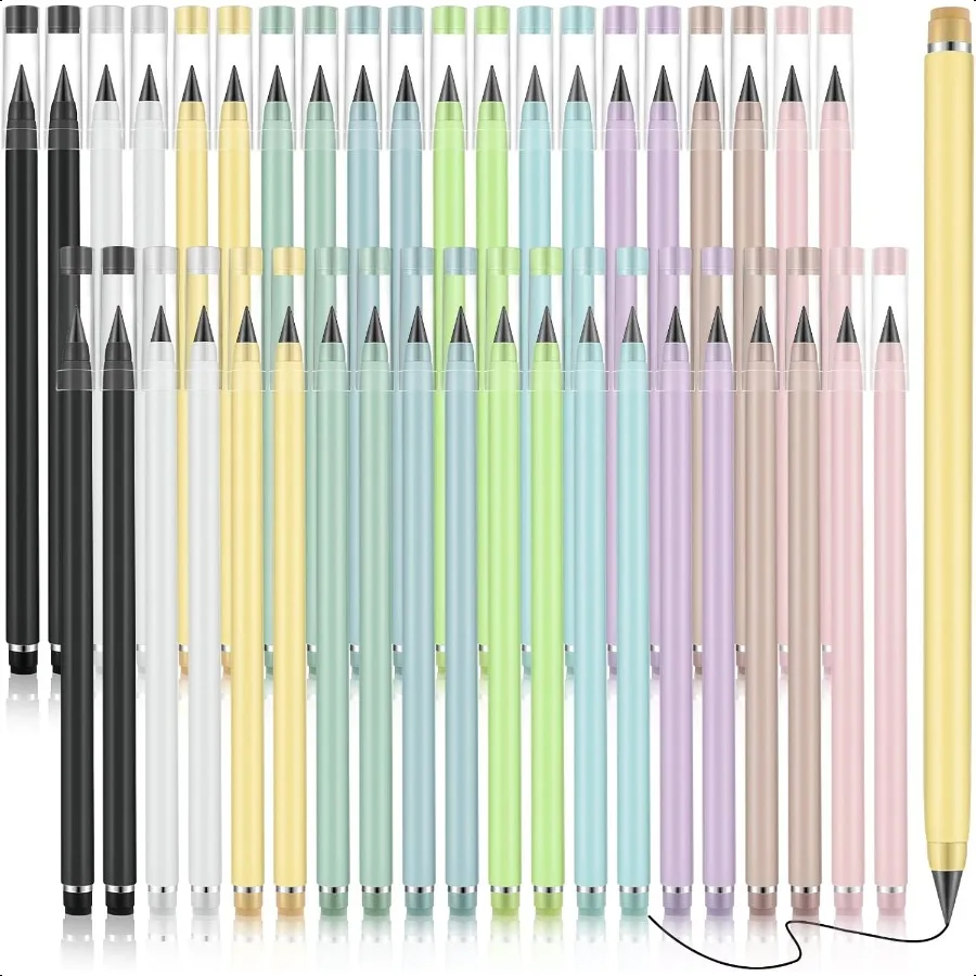 Marsui 40 Pcs Everlasting Pencil Forever Inkl Pencil Eternal with Eraser Aesthetic Reusable for Writing Drawing Home Office Sch
Marsui 40 Pcs Everlasting Pencil Forever Inkl Pencil Eternal with Eraser Aesthetic Reusable for Writing Drawing Home Office Sch