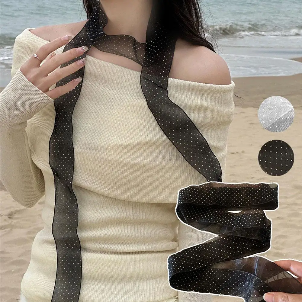French Style Lace Scarf Hair Ribbon Thin Necktie Decorative Headband Women Elegant Head Scarves Neck Strap Bag Ribbon
French Style Lace Scarf Hair Ribbon Thin Necktie Decorative Headband Women Elegant Head Scarves Neck Strap Bag Ribbon