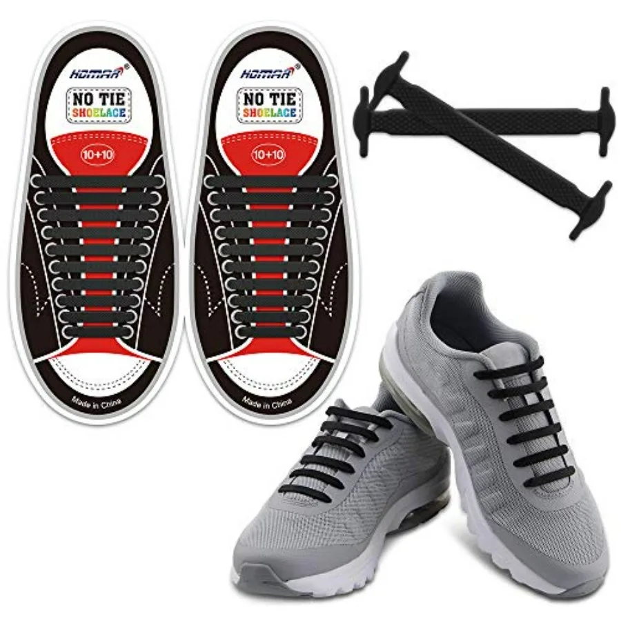 No Tie Shoelaces for and Adults Stretch Silicone Elastic No Tie Shoe Laces
No Tie Shoelaces for and Adults Stretch Silicone Elastic No Tie Shoe Laces