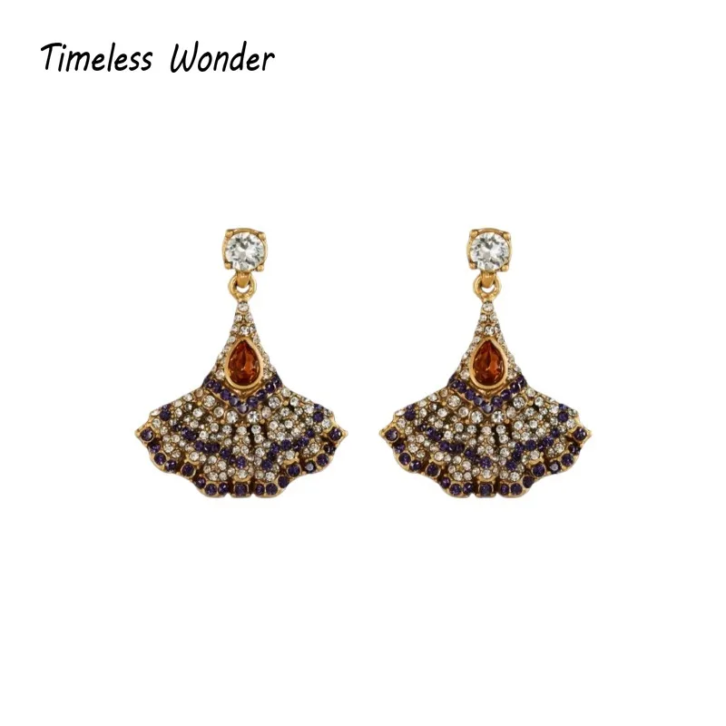 Timeless Wonder Fancy Zircon Geo Fan Stud Earrings for Women Designer Jewelry Runway Trendy Rare Gift Sweet Vintage Classy 5152
Timeless Wonder Fancy Zircon Geo Fan Stud Earrings for Women Designer Jewelry Runway Trendy Rare Gift Sweet Vintage Classy 5152