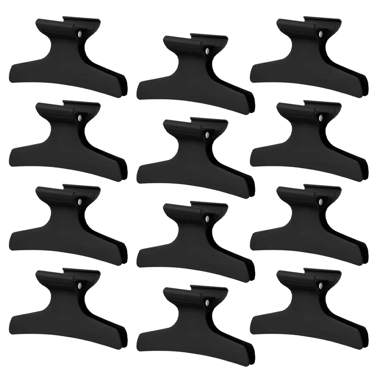 12pcs Black Butterfly Grip Hair Clip, Hairclip Hairdresser Home DIY Styling, Hairstyle Design Tool,Special for real hair wigs
12pcs Black Butterfly Grip Hair Clip, Hairclip Hairdresser Home DIY Styling, Hairstyle Design Tool,Special for real hair wigs