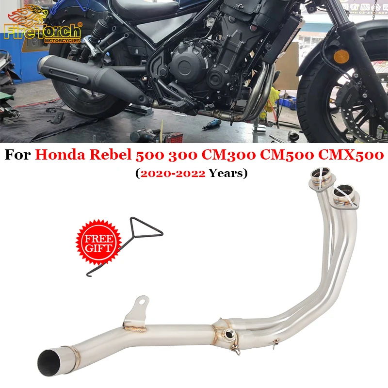 For HONDA Rebel 500 CM500 CMX500 2020 - 2022 Motorcycle Exhaust System Stainless Steel Front Link Pipe Connect Original Muffler
For HONDA Rebel 500 CM500 CMX500 2020 - 2022 Motorcycle Exhaust System Stainless Steel Front Link Pipe Connect Original Muffler
