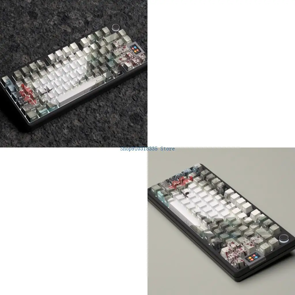 Chinese Inks Painting Themed PBT Keycaps With Side Printed Legends For Backlits
Chinese Inks Painting Themed PBT Keycaps With Side Printed Legends For Backlits
