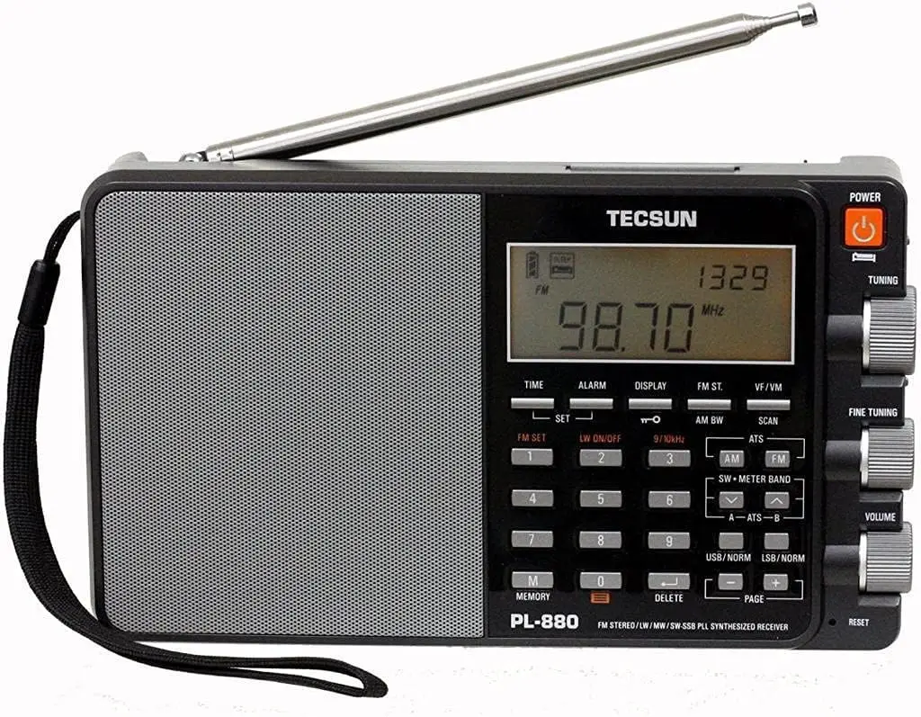 PL880 Portable Digital PLL Dual Conversion AM/FM Longwave Shortwave Radio with SSB (Single Side Band) Reception
PL880 Portable Digital PLL Dual Conversion AM/FM Longwave Shortwave Radio with SSB (Single Side Band) Reception