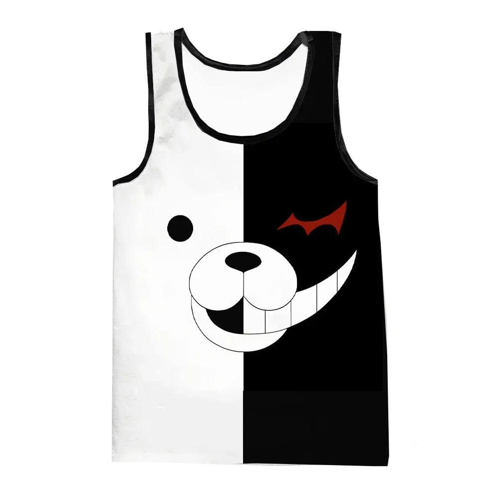 Danganronpa Monokuma Tank Tops Anime Game Streetwear Men's Fashion Oversized Sleeveless Tank Top Gym Vest Man Clothing
Danganronpa Monokuma Tank Tops Anime Game Streetwear Men's Fashion Oversized Sleeveless Tank Top Gym Vest Man Clothing