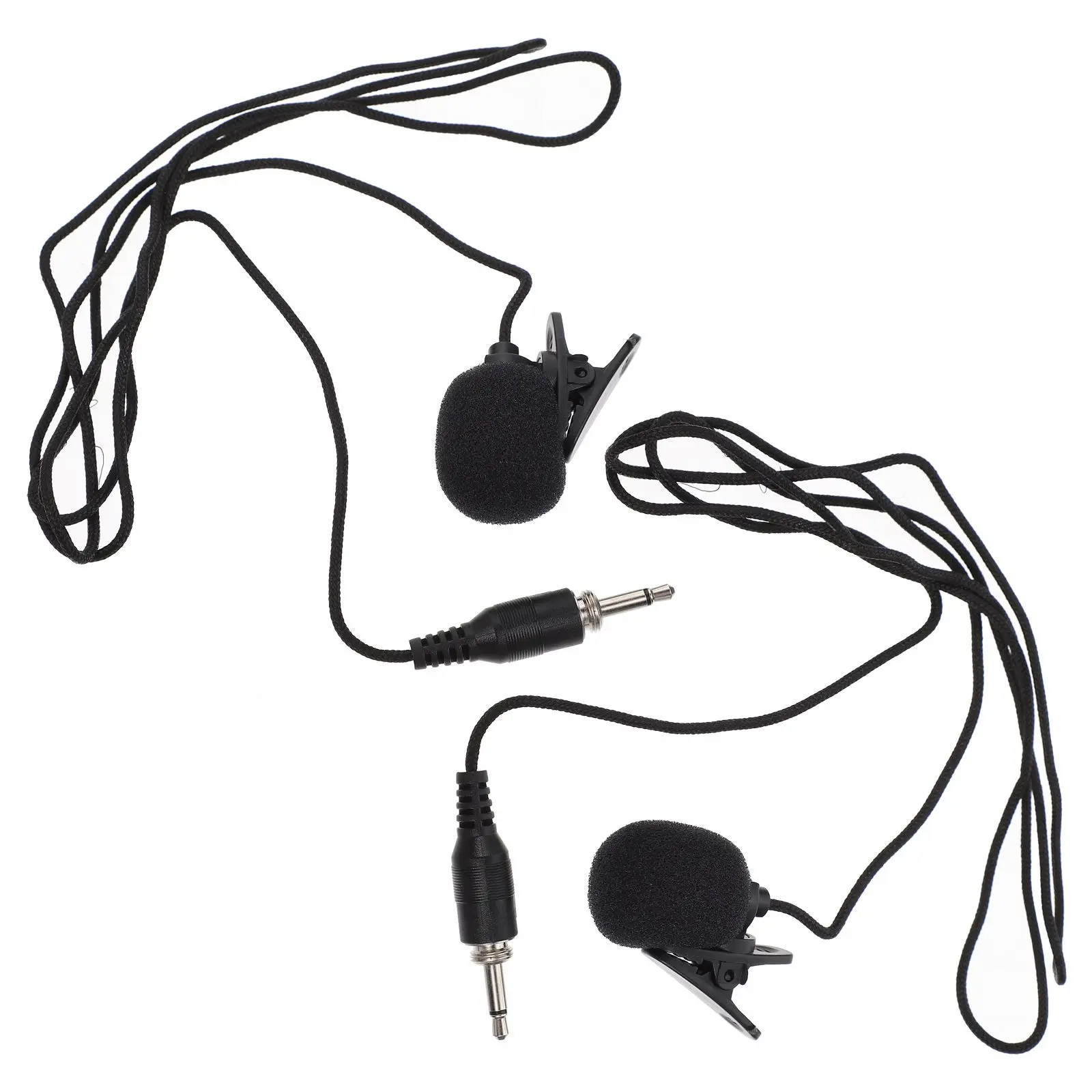 2Pcs Lavalier Microphone Clip On Lapel Condenser Portable 35MM High Sensitivity Anti Interference
2Pcs Lavalier Microphone Clip On Lapel Condenser Portable 35MM High Sensitivity Anti Interference