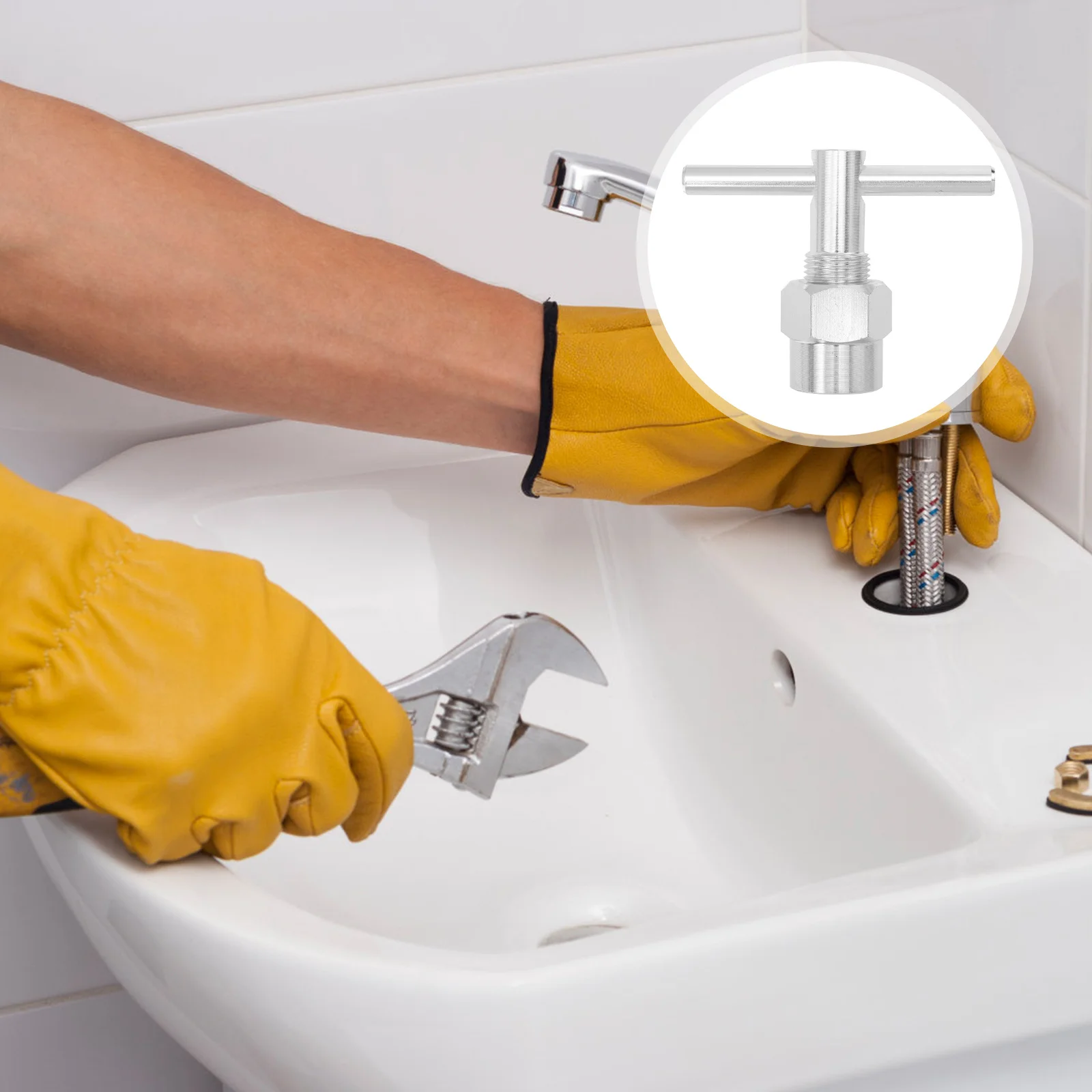 Faucet Puller Alloy Professional Faucet Tool Cartridge Removal Tool for Shower Valve Repair Show Puller Show Accessory
Faucet Puller Alloy Professional Faucet Tool Cartridge Removal Tool for Shower Valve Repair Show Puller Show Accessory