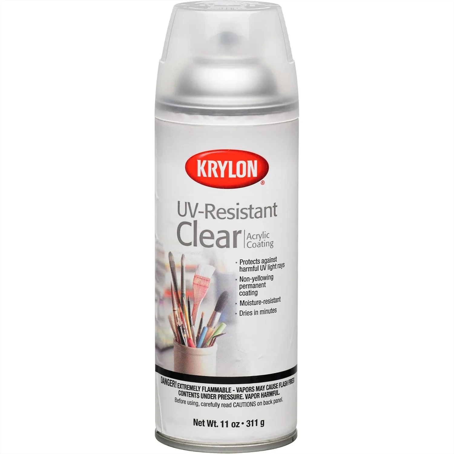 UV-Resistant Clear Gloss Aerosol Spray 11-Ounce For Artists And Clear Coatings With Moisture Resistance
UV-Resistant Clear Gloss Aerosol Spray 11-Ounce For Artists And Clear Coatings With Moisture Resistance