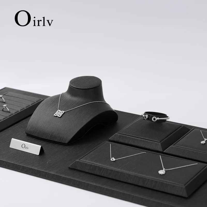 Oirlv ювелирный набор из черной кожи, витрина для магазина, витрина для ожерелья, демонстрация бюста, кольца, серьги, браслет, декоративная стойка
Oirlv ювелирный набор из черной кожи, витрина для магазина, витрина для ожерелья, демонстрация бюста, кольца, серьги, браслет, декоративная стойка