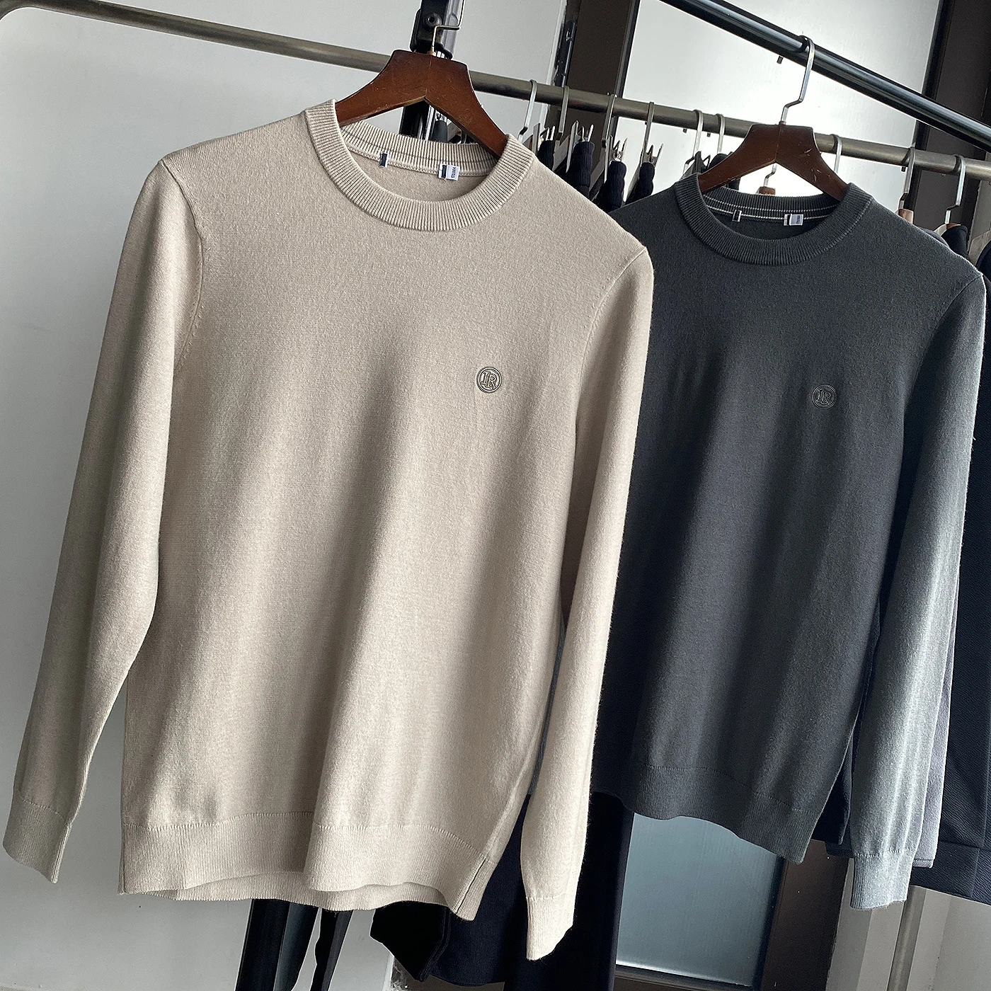 Warm Wool Blend Knitwear round Ne Casual Sle Men's Pure Color All-Match Base Layer Sweater Comfortable Polyester Fiber
Warm Wool Blend Knitwear round Ne Casual Sle Men's Pure Color All-Match Base Layer Sweater Comfortable Polyester Fiber
