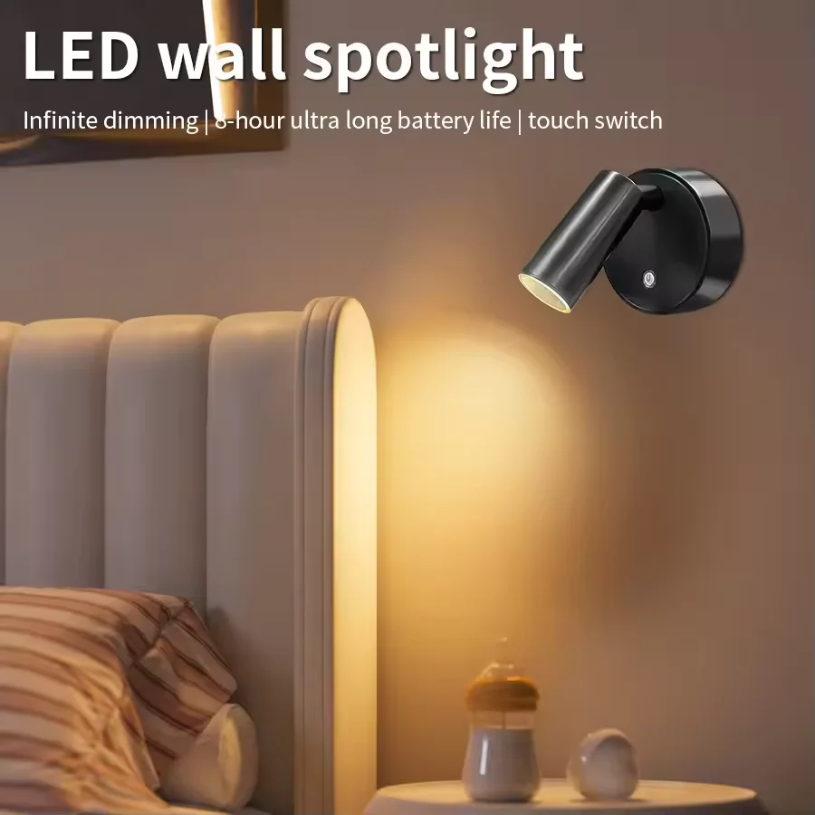 Светодиодный перезаряжаемый настенный светильник, магнитный беспроводной прожектор 360° ° Лампа с регулируемой яркостью сенсорного управления для домашнего освещения для чтения и учебы
Светодиодный перезаряжаемый настенный светильник, магнитный беспроводной прожектор 360° ° Лампа с регулируемой яркостью сенсорного управления для домашнего освещения для чтения и учебы