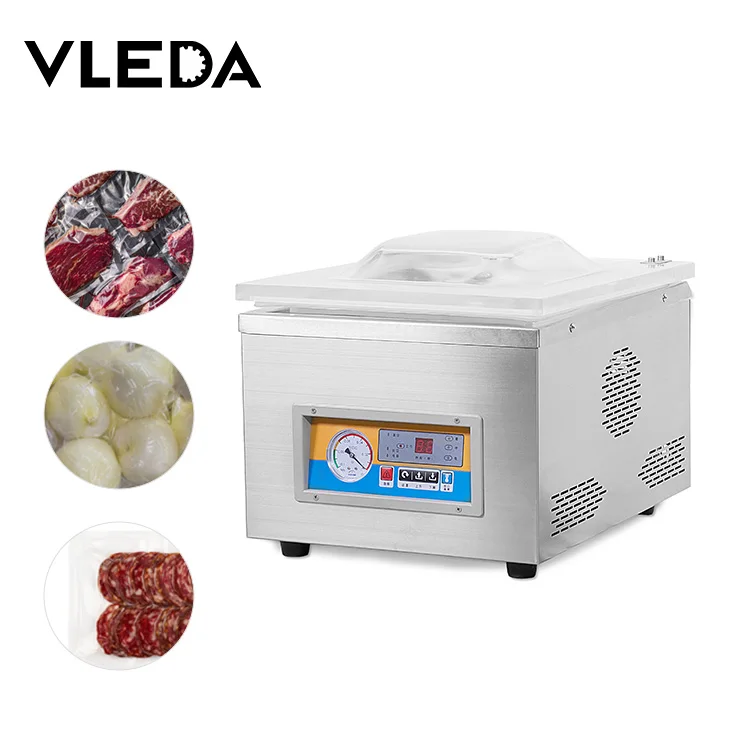 260 Commercial Electric Single-Chamber Vacuum Sealer Food Vacuum Packing Machine for Foil Pouch for Commodity Storage
260 Commercial Electric Single-Chamber Vacuum Sealer Food Vacuum Packing Machine for Foil Pouch for Commodity Storage