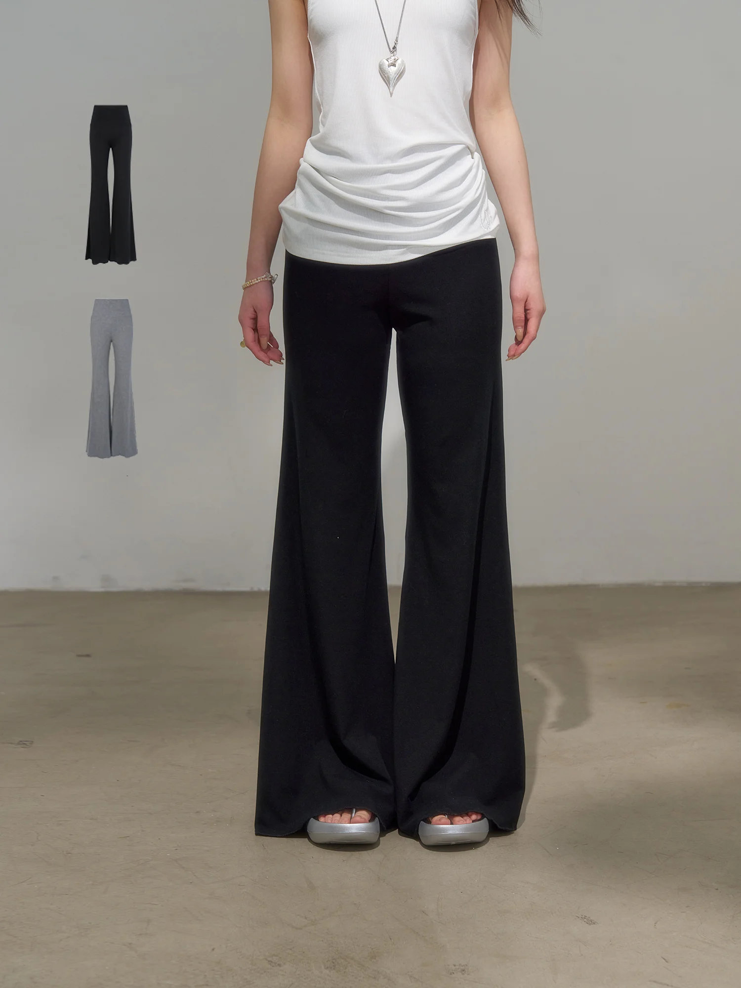 High Waist Loose Wide Leg Casual Pants Women's Miniature Korean Style Black Versatile Long Trousers INSLIISA Casual Style
High Waist Loose Wide Leg Casual Pants Women's Miniature Korean Style Black Versatile Long Trousers INSLIISA Casual Style