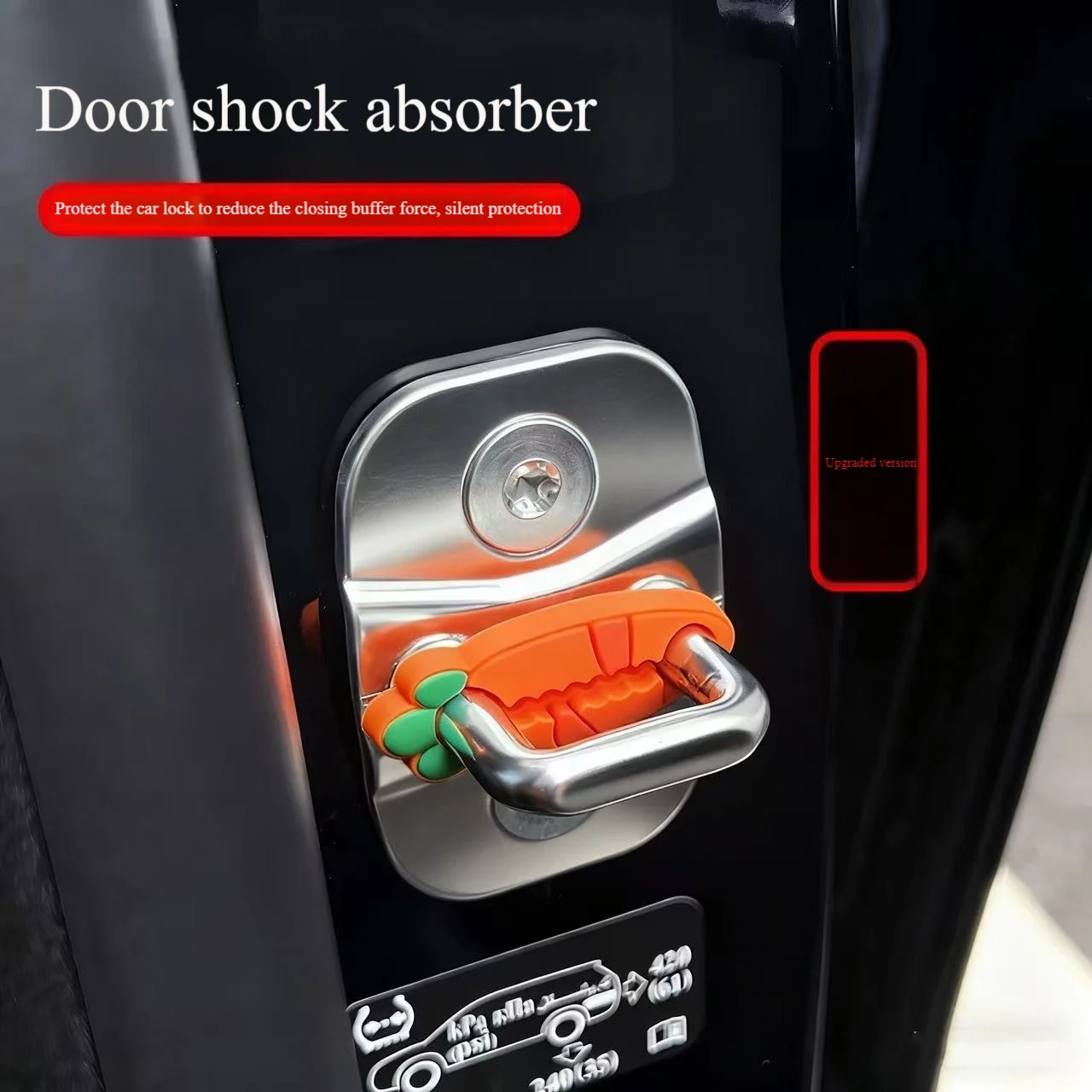 Amortisseur de voiture en Silicone Style carotte, tampon de verrouillage de porte de voiture, tampon d'étanchéité d'amortissemen
Amortisseur de voiture en Silicone Style carotte, tampon de verrouillage de porte de voiture, tampon d'étanchéité d'amortissemen