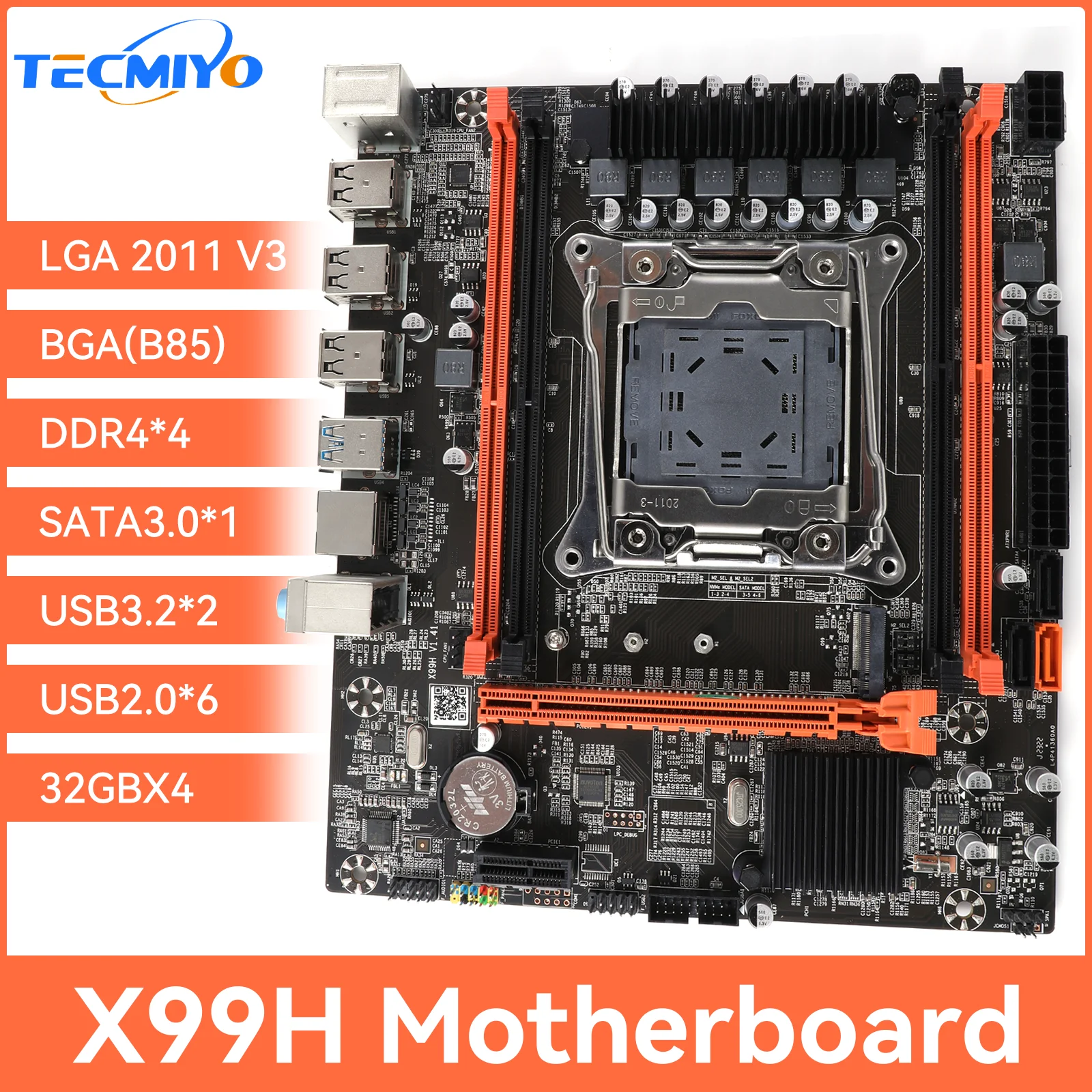 Материнская плата X99H, материнская плата с поддержкой DDR4 RAM Socket LGA 2011V 3 CPU
Материнская плата X99H, материнская плата с поддержкой DDR4 RAM Socket LGA 2011V 3 CPU
