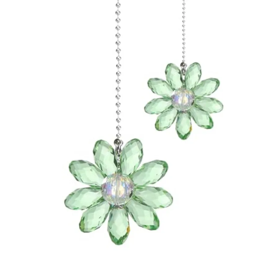 2Pack Ceiling Fan Pull Chain, 24 Inch Decorative Ornaments Crystal Flower Pendant Pull Chain Extender for Ceiling Fans Light La
2Pack Ceiling Fan Pull Chain, 24 Inch Decorative Ornaments Crystal Flower Pendant Pull Chain Extender for Ceiling Fans Light La