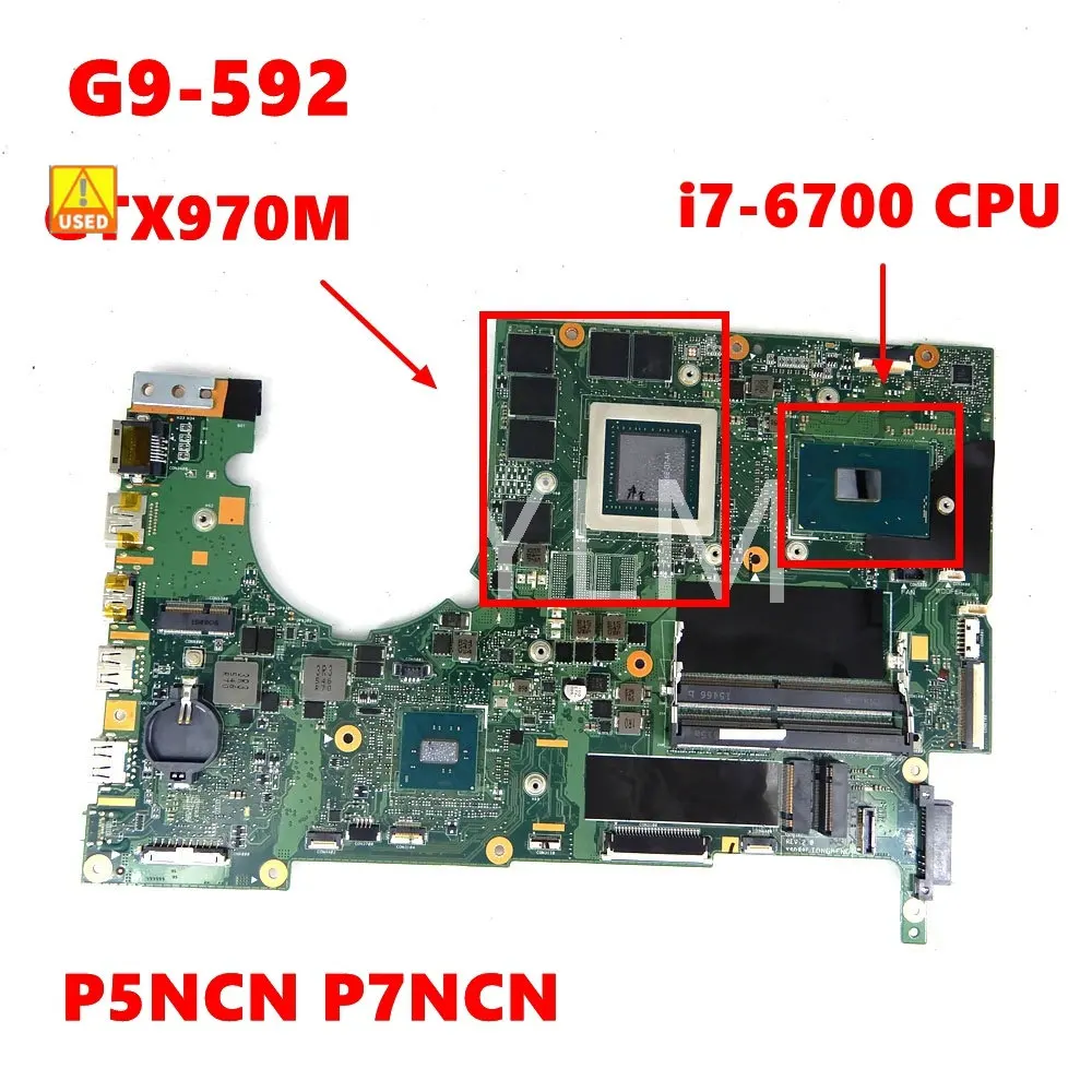 Материнская плата для ноутбука ACER Predator 15 G9-591 G9-591R G9-592, P5NCN/P7NCN i7-6700 CPU GTX970M GPU, материнская плата протестирована ОК
Материнская плата для ноутбука ACER Predator 15 G9-591 G9-591R G9-592, P5NCN/P7NCN i7-6700 CPU GTX970M GPU, материнская плата протестирована ОК