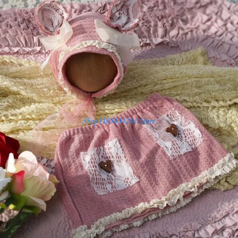 Photography Costume Clothing Bear Ear Bonnet Hat and Skirt Outfit Newborns Photography Props Infant Photo Clothes
Photography Costume Clothing Bear Ear Bonnet Hat and Skirt Outfit Newborns Photography Props Infant Photo Clothes