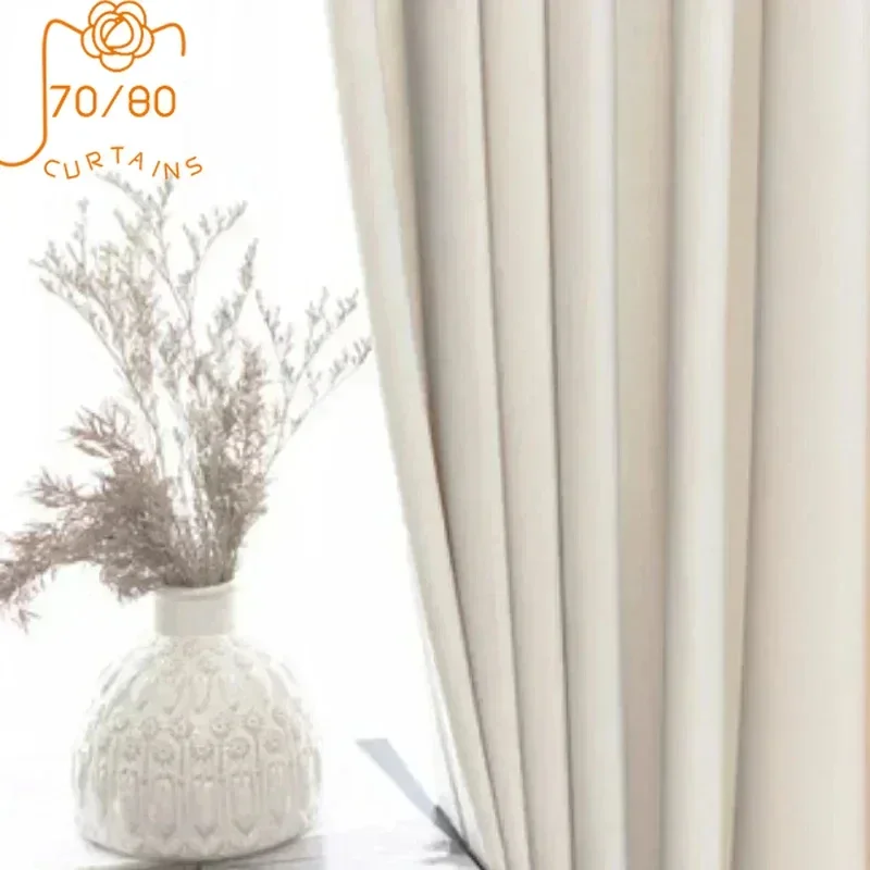 2025Nordic Curtains for Living Dining Room Bedroom Simple Light Luxury Milky White Bay Window Velvet Cloth Curtain French Window
2025Nordic Curtains for Living Dining Room Bedroom Simple Light Luxury Milky White Bay Window Velvet Cloth Curtain French Window