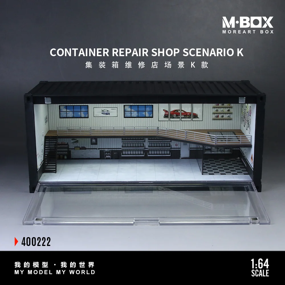 MoreArt-MBOX Контейнер Repair Shop Scene K, Модель диорамы с освещением для подарка, коллекции и демонстрации
MoreArt-MBOX Контейнер Repair Shop Scene K, Модель диорамы с освещением для подарка, коллекции и демонстрации