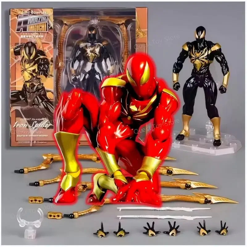 HOT-NEW Iron Spiderman Kaiyodo Anime Figure Amazing Yamaguchi Spider Man Action Figurine Statue Model Toy Collection Kid Gifts
HOT-NEW Iron Spiderman Kaiyodo Anime Figure Amazing Yamaguchi Spider Man Action Figurine Statue Model Toy Collection Kid Gifts