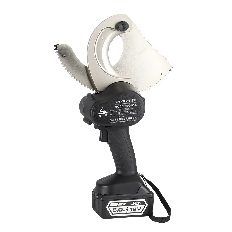 EC-85A Safety Ratchet Cable Cutter Electric Battery Power Copper Aluminum Wire Cutters Tool
EC-85A Safety Ratchet Cable Cutter Electric Battery Power Copper Aluminum Wire Cutters Tool