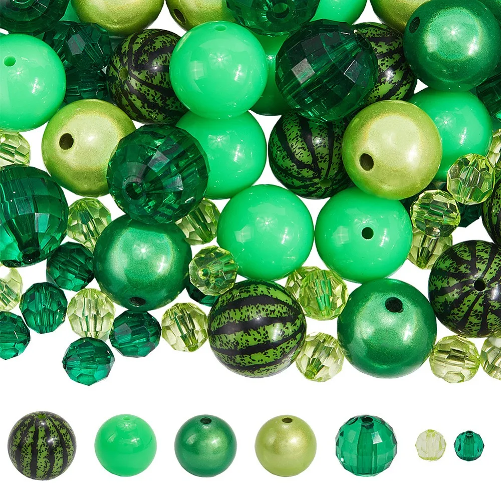 78Pcs Acrylic Beads Round Mixed Styles Mixed Color 10~20x9.5~20mm hole: 1.8~3mm
78Pcs Acrylic Beads Round Mixed Styles Mixed Color 10~20x9.5~20mm hole: 1.8~3mm