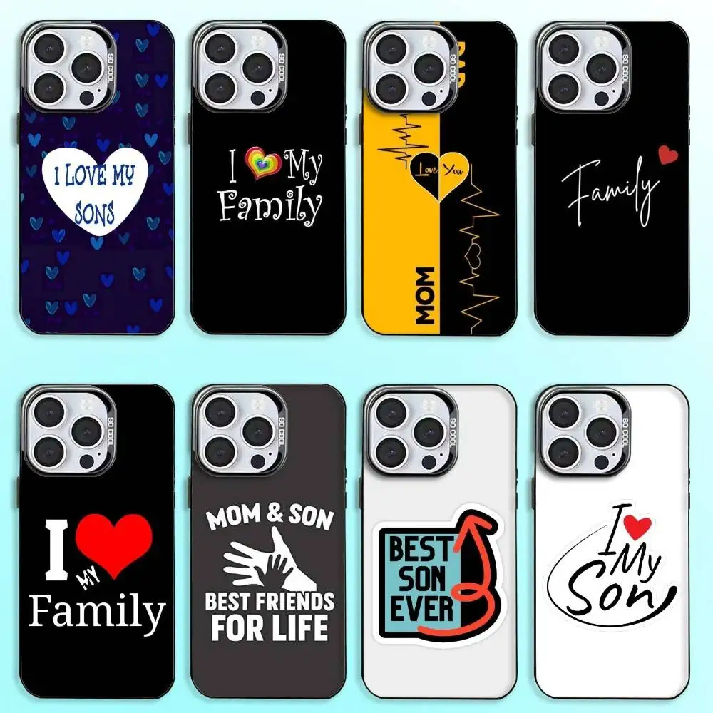 I Love My Family Phone Case For iPhone17,16,15,14,13,12,11 Plus,Pro Max Colored Silver Plated Inside Cover
I Love My Family Phone Case For iPhone17,16,15,14,13,12,11 Plus,Pro Max Colored Silver Plated Inside Cover