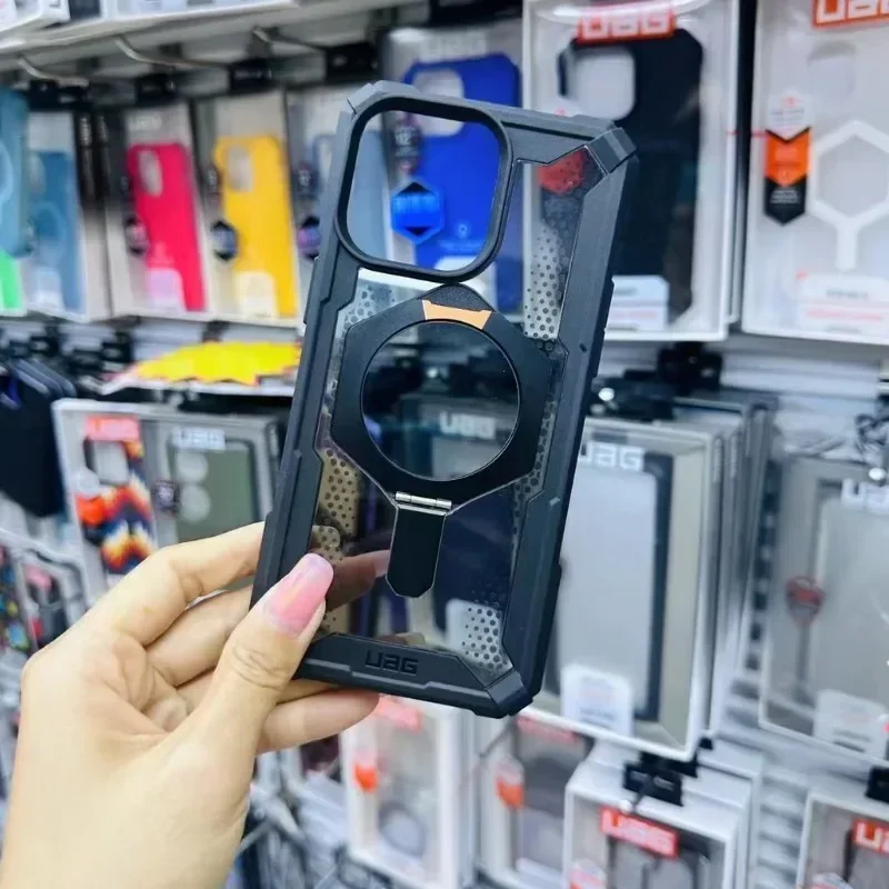 Luxury Transparent Magsafe Holder Case for IPhone 16Pro Max 15 14 13 12 Hard Resistant Fall Prevention Shockproof Protect Cover
Luxury Transparent Magsafe Holder Case for IPhone 16Pro Max 15 14 13 12 Hard Resistant Fall Prevention Shockproof Protect Cover