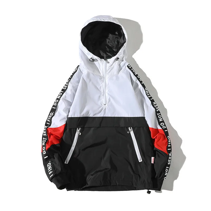 Men's Patchwork Hooded Sweatshirt Hoodies hip pop Clothing Casual Loose spring autumn Streetwear Male Fashion 2021 new Outwear
Men's Patchwork Hooded Sweatshirt Hoodies hip pop Clothing Casual Loose spring autumn Streetwear Male Fashion 2021 new Outwear