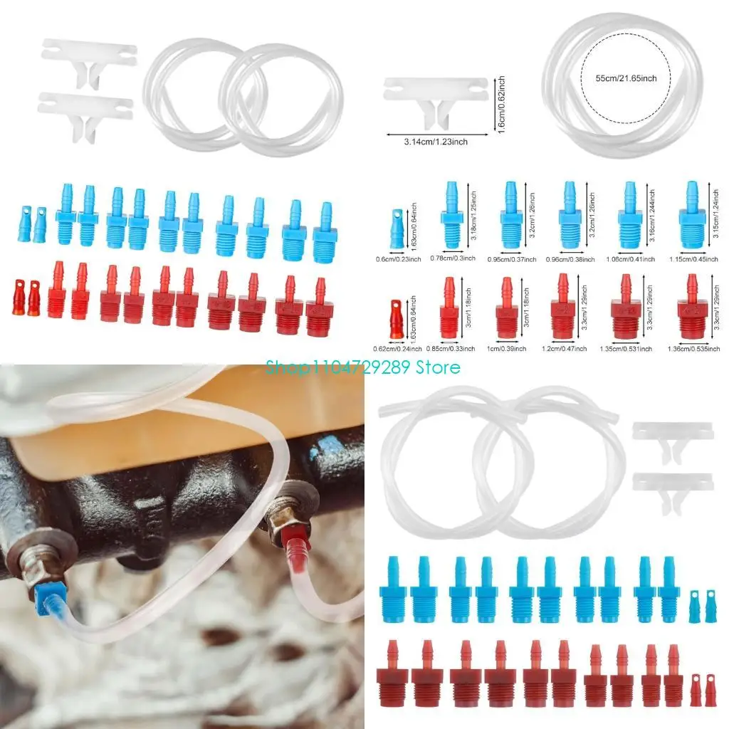 D8KE Professional Brake Main Cylinder Bleeder Set Includes All Necessary Adapters For Car Trucks And SUVs Easy Bleeding
D8KE Professional Brake Main Cylinder Bleeder Set Includes All Necessary Adapters For Car Trucks And SUVs Easy Bleeding