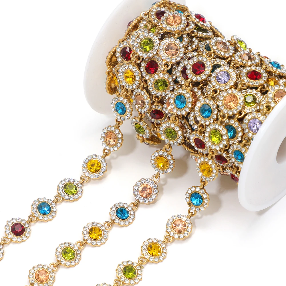 1 метр цепочки из нержавеющей стали с цирконами в форме цветка и бусинами-оберегами от сглаза для изготовления ювелирных изделий своими руками: ожерелий, браслетов, материалов для рукоделия
1 метр цепочки из нержавеющей стали с цирконами в форме цветка и бусинами-оберегами от сглаза для изготовления ювелирных изделий своими руками: ожерелий, браслетов, материалов для рукоделия