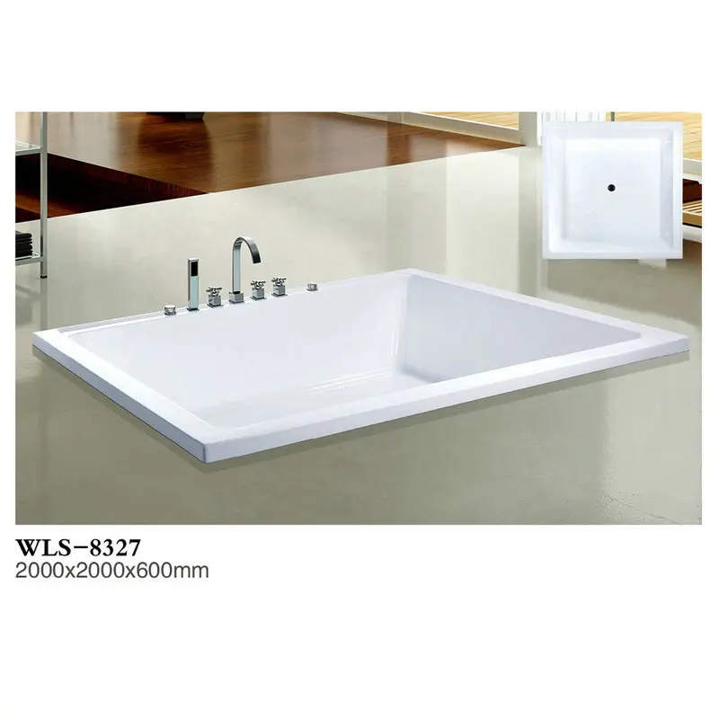 Embedded Acrylic Water Tank Independent Surf Bathtub Square Hotel Household Bathtub Wholesale Purchase 8327
Embedded Acrylic Water Tank Independent Surf Bathtub Square Hotel Household Bathtub Wholesale Purchase 8327