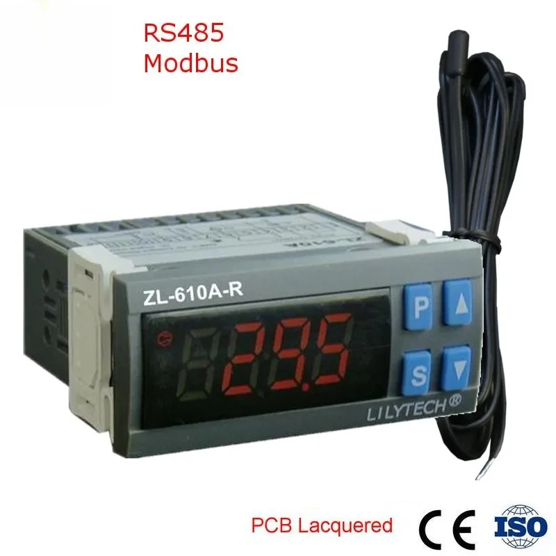 ZL-610A-R, Refrigeration Thermostat with RS485, Cold Storage Controller with ModBus, Lilytech