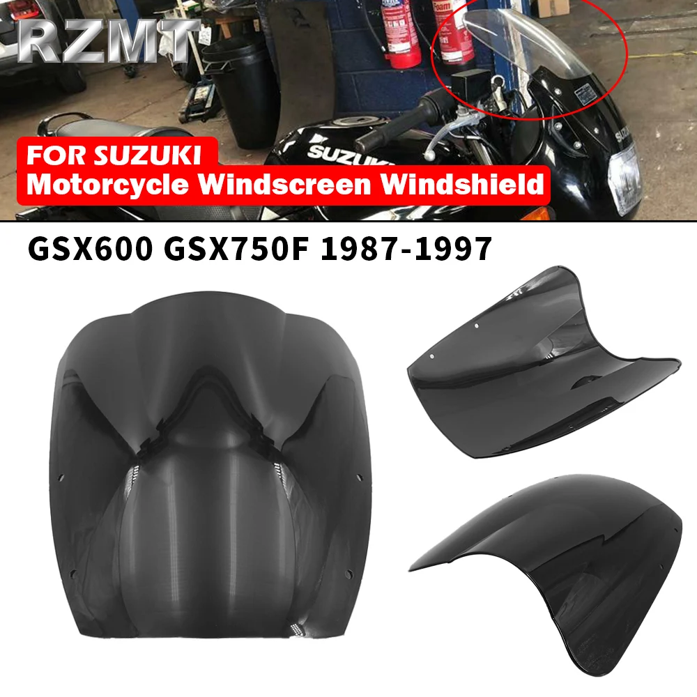 Для SUZUKI GSX600 GSX750F GSX600 1987-1997 ветровое стекло Shielda двойной пузырь ветровой дефлектор аксессуары для мотоциклов
Для SUZUKI GSX600 GSX750F GSX600 1987-1997 ветровое стекло Shielda двойной пузырь ветровой дефлектор аксессуары для мотоциклов