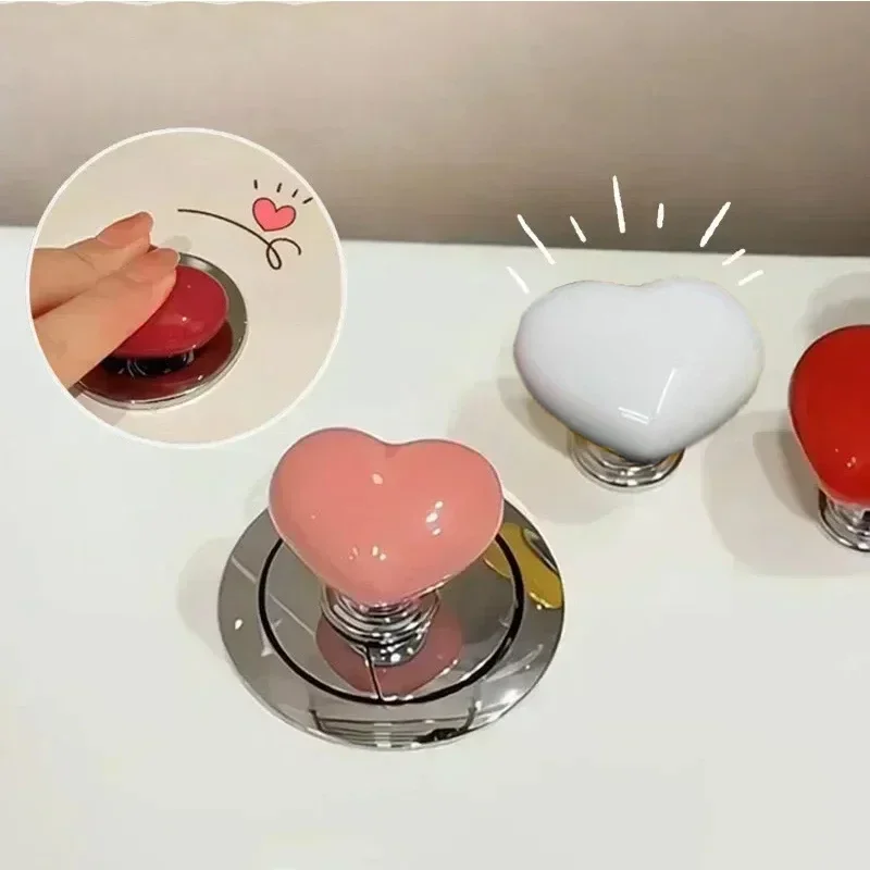 Heart Shape Toilet Presser Love Toilet Press Button Bathroom Water Tank Buttons Push Switch Bathing Room Decor Nail Protector
Heart Shape Toilet Presser Love Toilet Press Button Bathroom Water Tank Buttons Push Switch Bathing Room Decor Nail Protector
