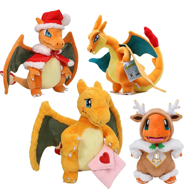 30CM Kawaii Charizard Plush Love Letter Fire Dragon Christmas Charmander Doll Soft Stuffed Toys Halloween Gifts for Children
30CM Kawaii Charizard Plush Love Letter Fire Dragon Christmas Charmander Doll Soft Stuffed Toys Halloween Gifts for Children