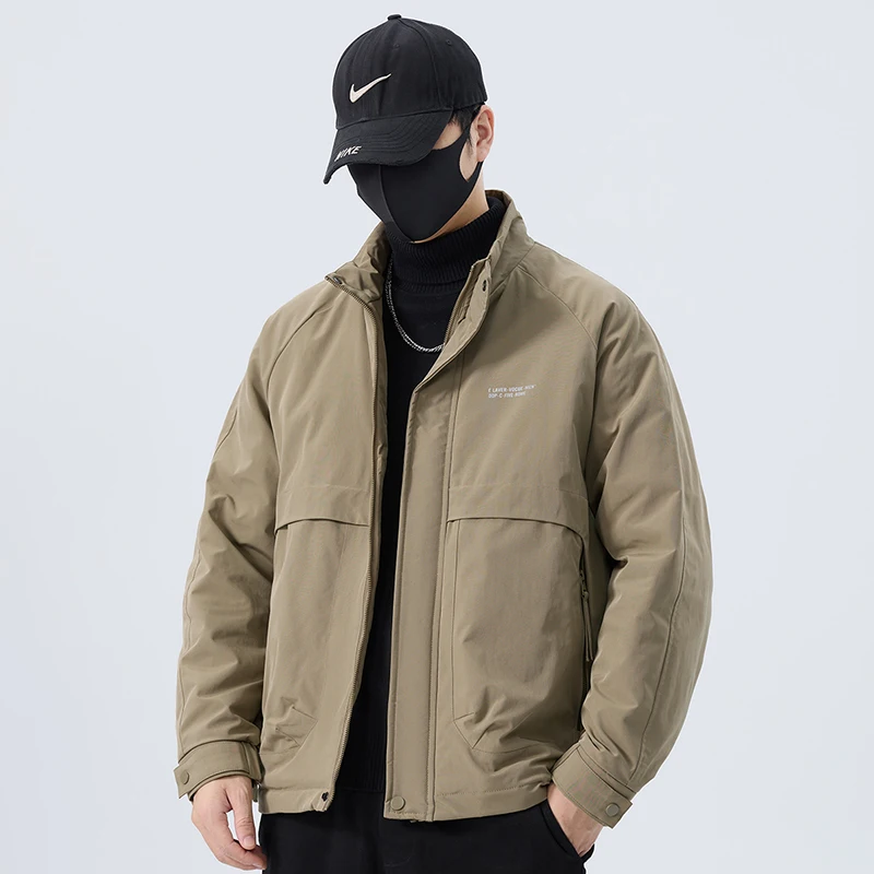 Мужская повседневная утепленная куртка с воротником-стойкой, весна-осень-зима, новая модная теплая хлопковая рабочая куртка, молодежная повседневная одежда
Мужская повседневная утепленная куртка с воротником-стойкой, весна-осень-зима, новая модная теплая хлопковая рабочая куртка, молодежная повседневная одежда