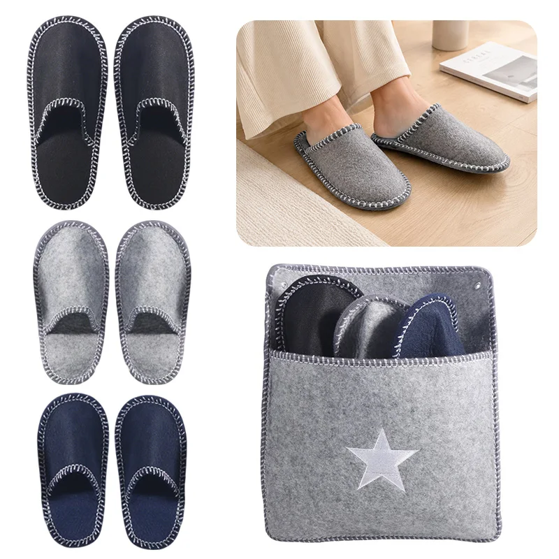 6Pairs Set Felt Slippers Unisex Solid Color Home Soft Closed Toe Stylish Warm Indoor Slippers Comfortable Home Travel Supply ZYF
6Pairs Set Felt Slippers Unisex Solid Color Home Soft Closed Toe Stylish Warm Indoor Slippers Comfortable Home Travel Supply ZYF