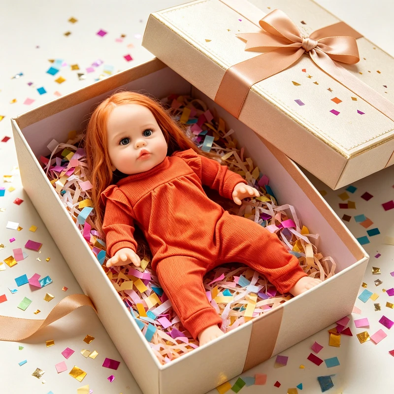 58cm Reborn Toddler Doll Ellie Soft Cuddly Body Premium Make-up Handmade 3D Skin Collectible Art Doll Drop Shipping
58cm Reborn Toddler Doll Ellie Soft Cuddly Body Premium Make-up Handmade 3D Skin Collectible Art Doll Drop Shipping