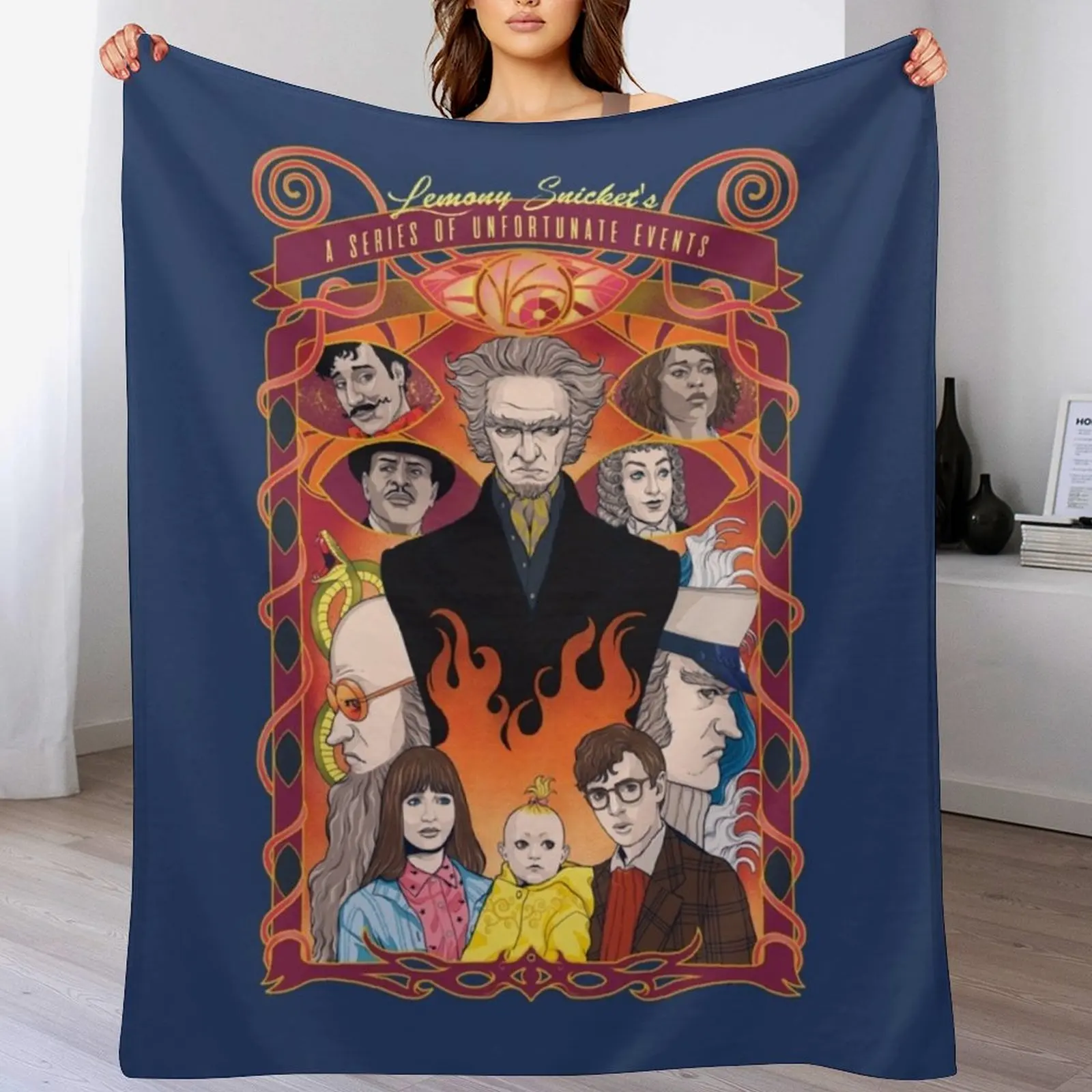 A Series of Unfortunate Events Throw Blanket Luxurious Soft Blanket Holiday Gift for Family
A Series of Unfortunate Events Throw Blanket Luxurious Soft Blanket Holiday Gift for Family