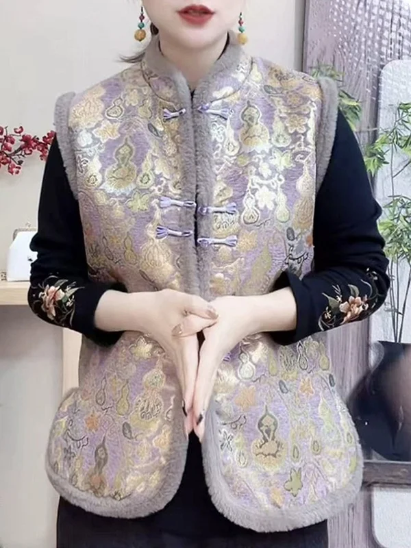 Новая китайская утепленная хлопковая куртка-жилет для женщин на осень-зиму с цветочной вышивкой, высококачественная модная верхняя одежда
Новая китайская утепленная хлопковая куртка-жилет для женщин на осень-зиму с цветочной вышивкой, высококачественная модная верхняя одежда